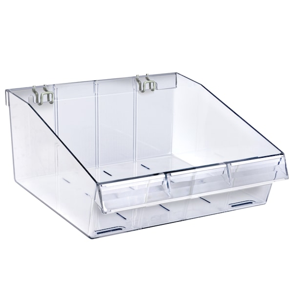11.5"W x 12"D x 5.75"H Divider Bin, PK4